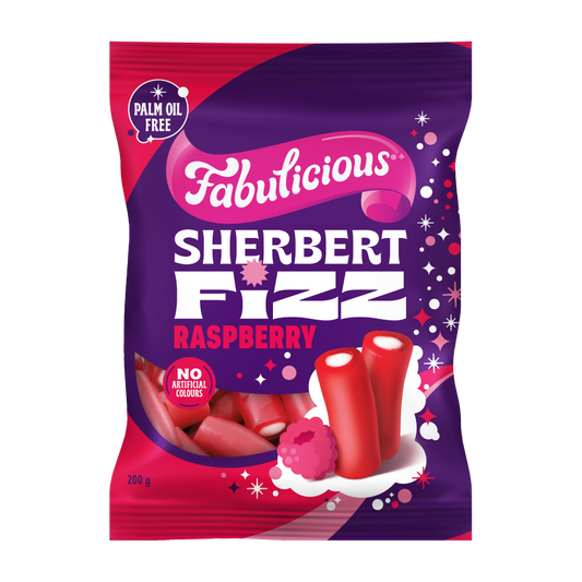 Fabulicious Raspberry Sherbert Fizz 200g