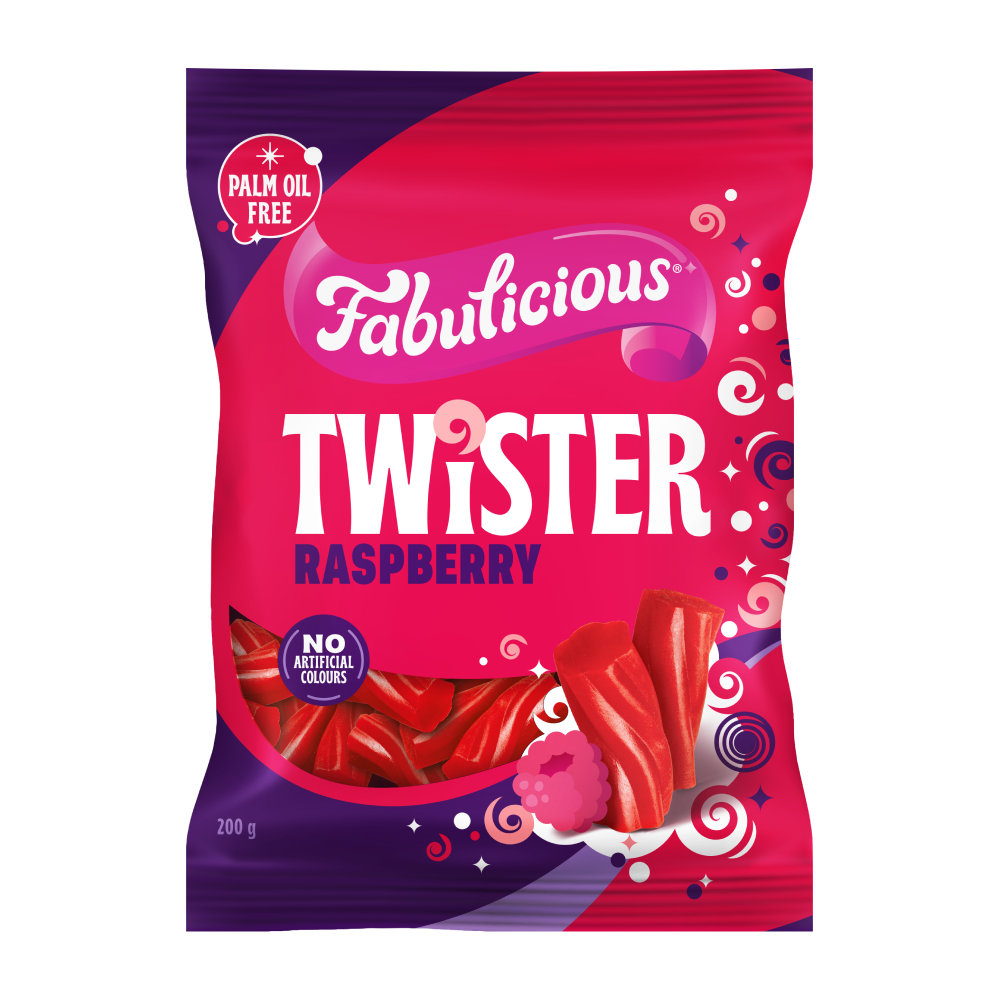 Fabulicious Raspberry Twister 200g