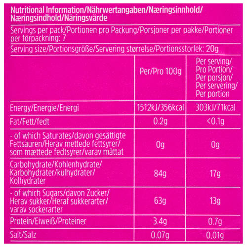 Squashies Fizzers 140g