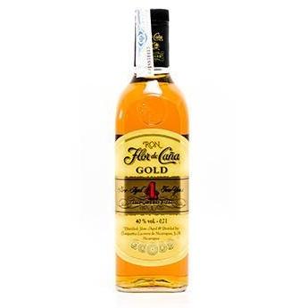 6 x Flor De Cana 4 Yo Gold 700Ml