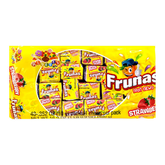 Frunas Chew Strawberry 48 Pieces