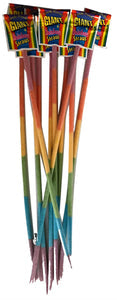 Giant Rainbow Straws (140 Pack)
