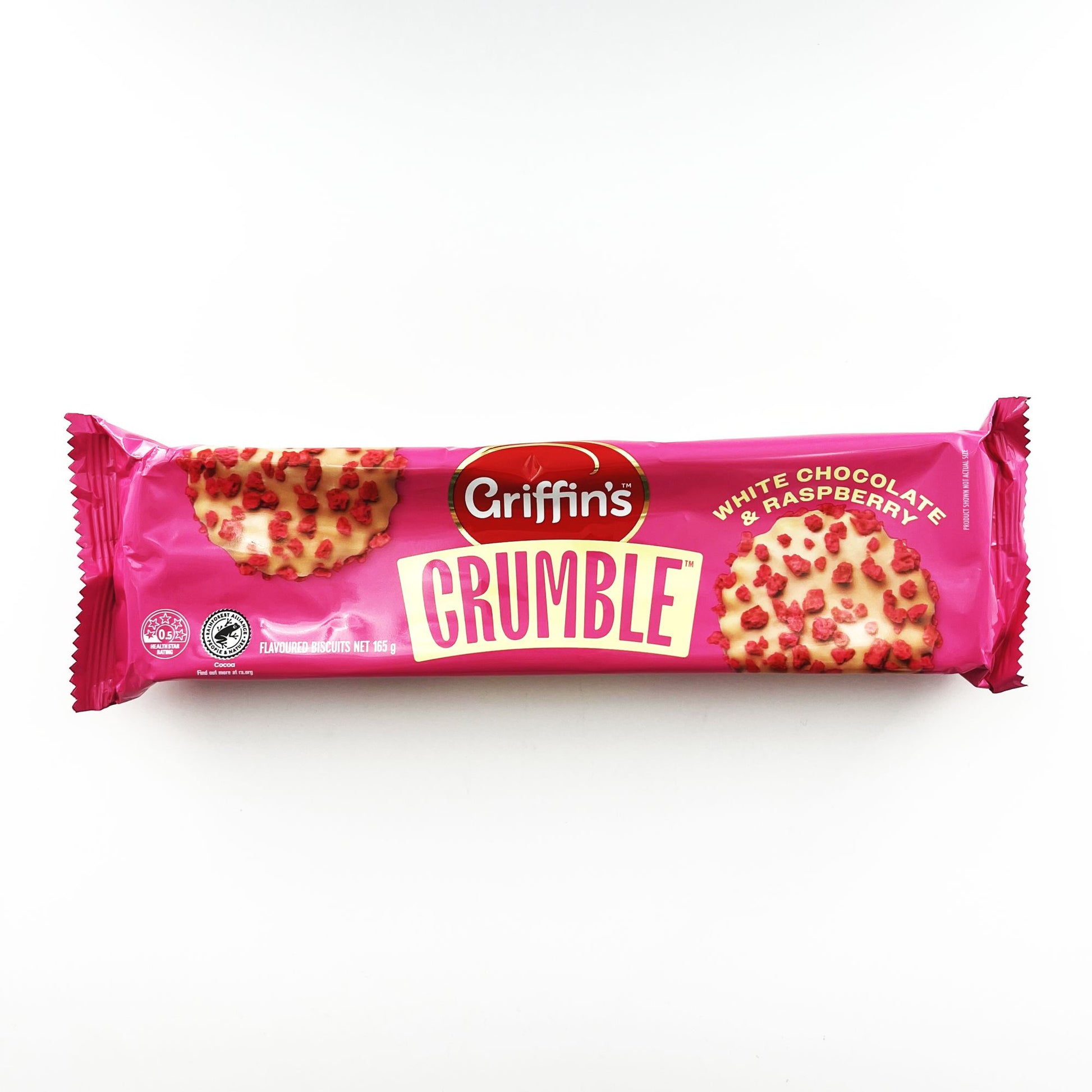 Griffin Crumble Chocolate Raspberry 165g