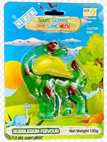 Gummy Dino Long Neck 100g 