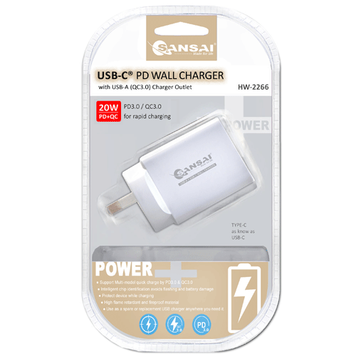 Sas Wall Charge Usb C 20w