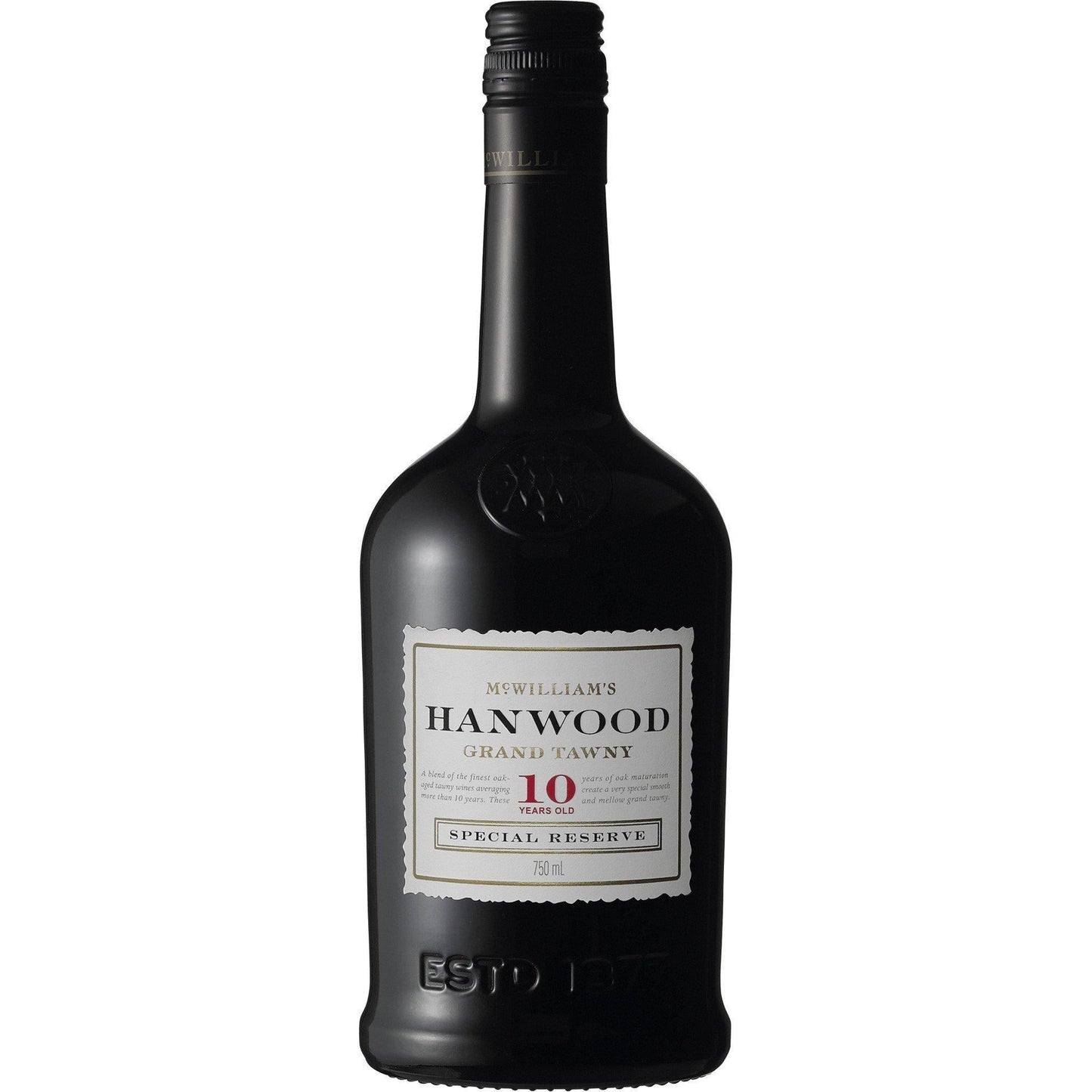 12 x Hanwood 10 Yo Port 750Ml