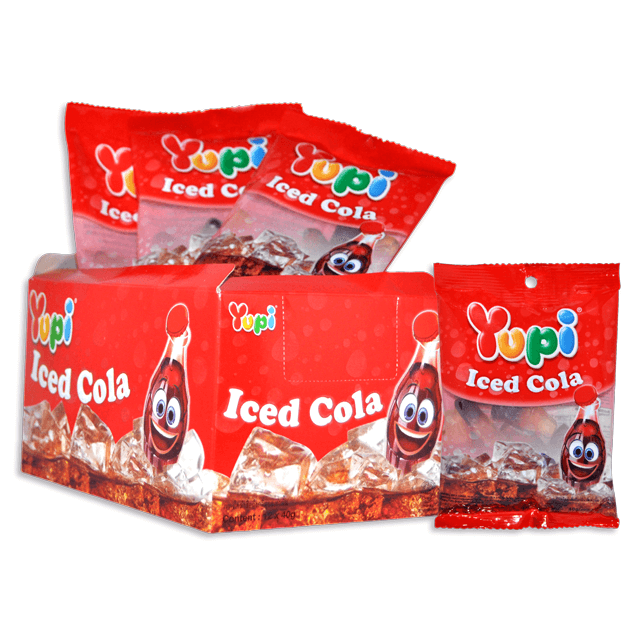Yupi Iced Cola Bottle 40g (12 Pack)
