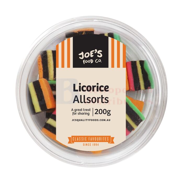 Jc's Licorice Allsorts 200g