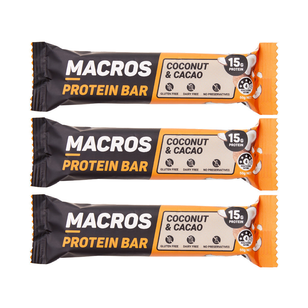 Macros Cacao Protein Bar 50g