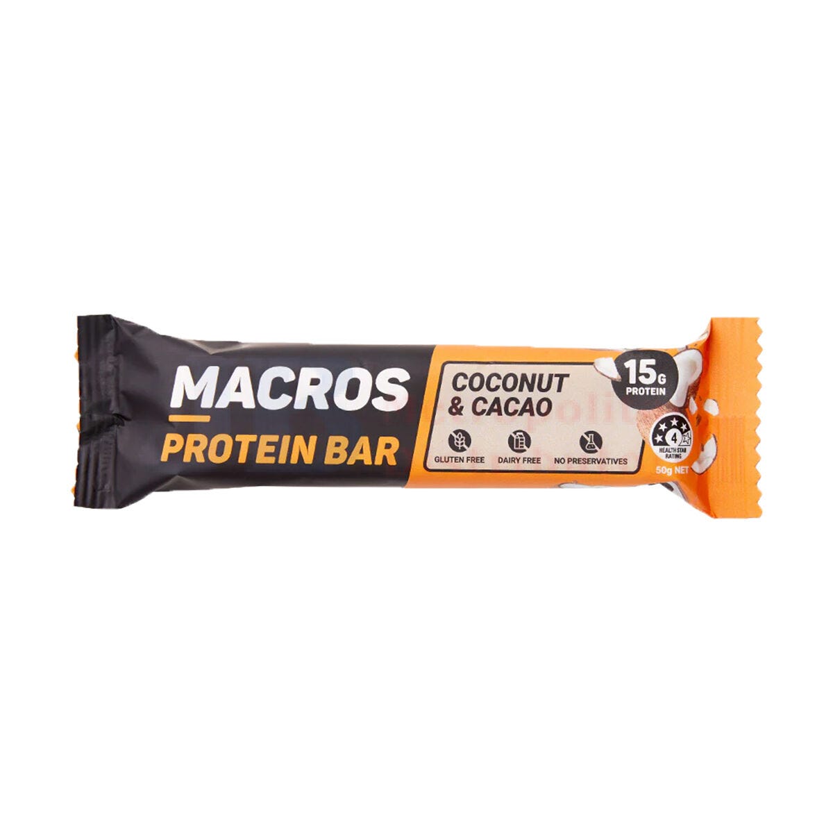 Macros Cacao Protein Bar 50g