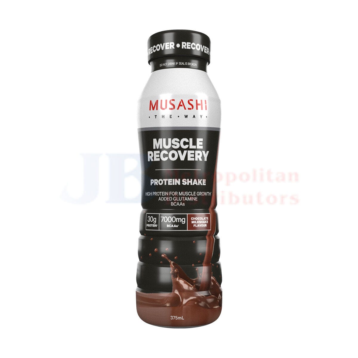 Musashi Recovery Protein Shake Chocolate Milkshake 375ml