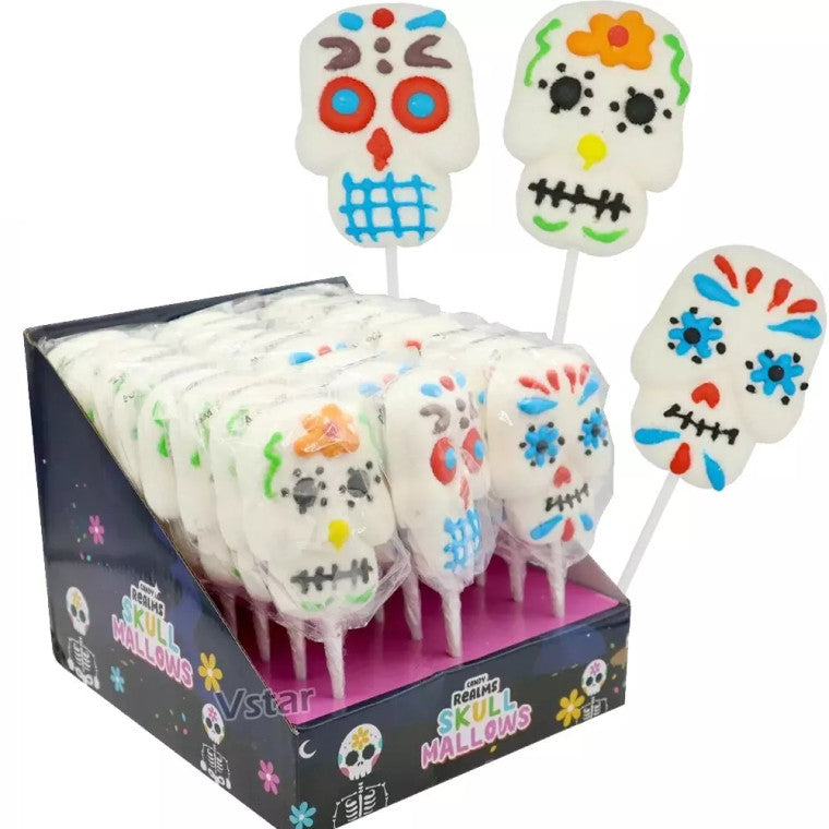Skull Marshmallow Pop 40g