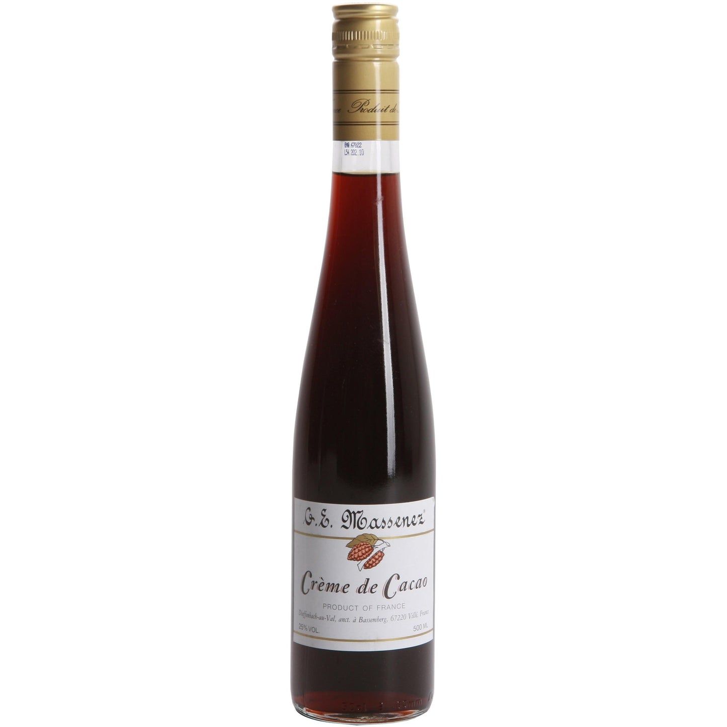 12 x Massenez Cacao Dark 500Ml
