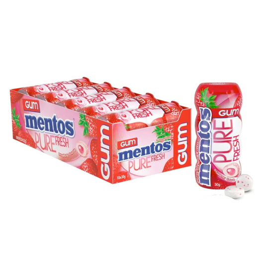 Mentos Gum Strawberry 30g