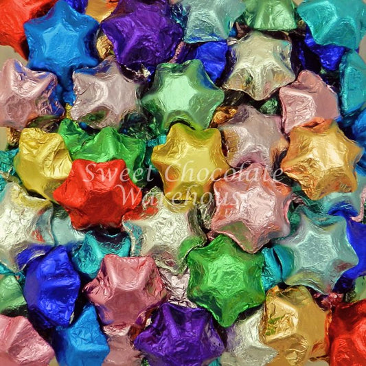 Choc Stars Assorted 1kg (120 Pieces)