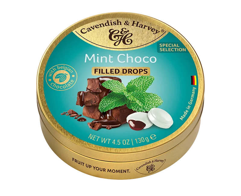 Cavendish & Harvey Mint Choco Drops 130g