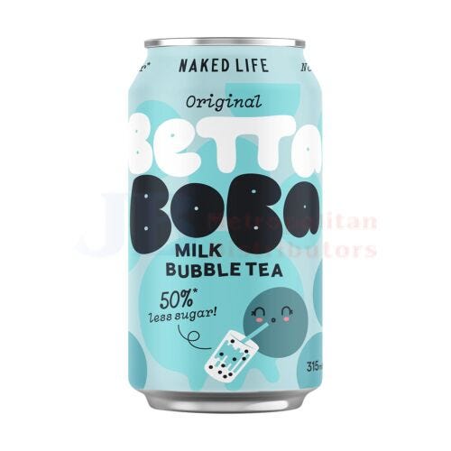 Naked Life Betta Boba Iced Bubble Tea Original 315ml