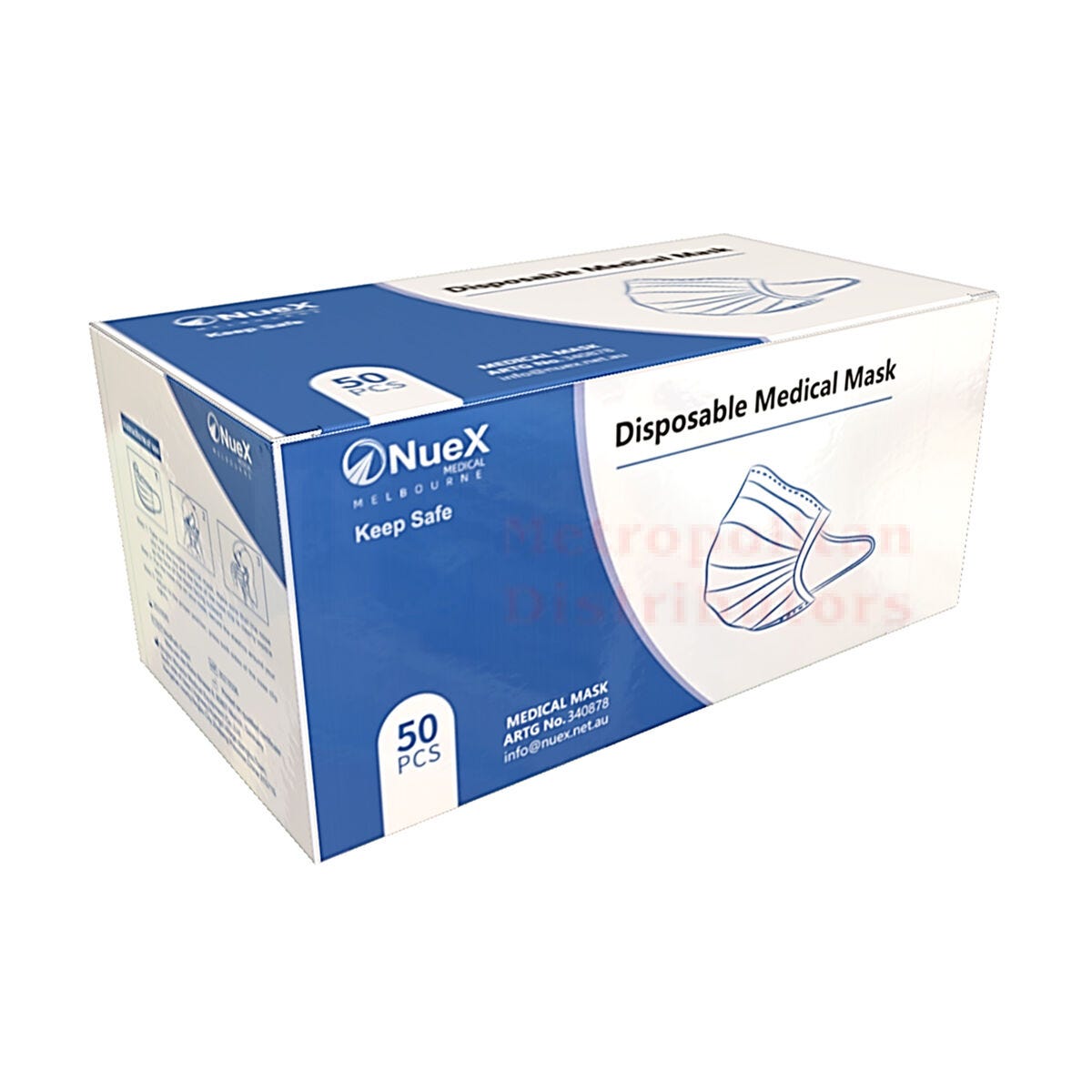Nuex Medical Face Mask (50 Pack)