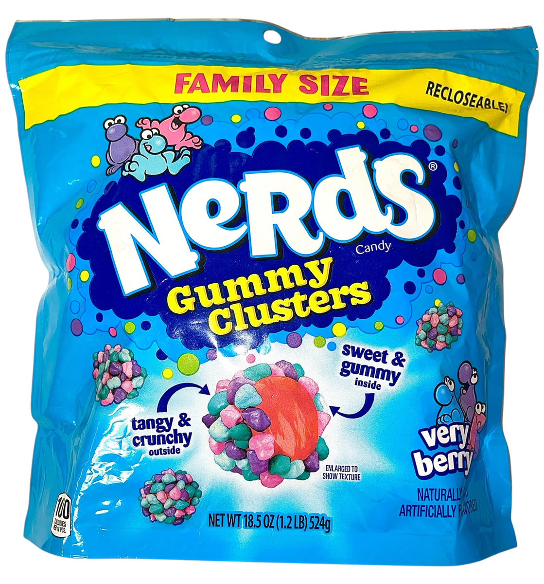 Nerds Cluster Very Berry 524g