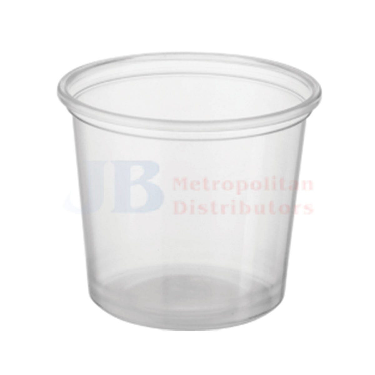 Plastic Food Container 150ml (50 Pack)