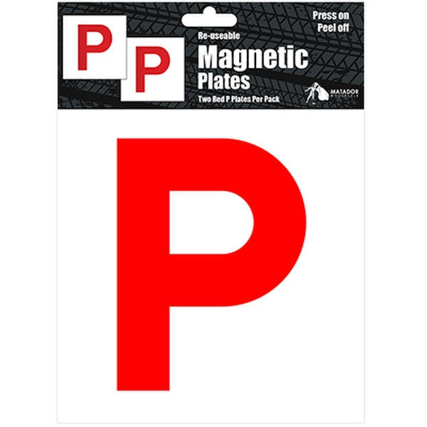 Yat Magnetic Red P Plates