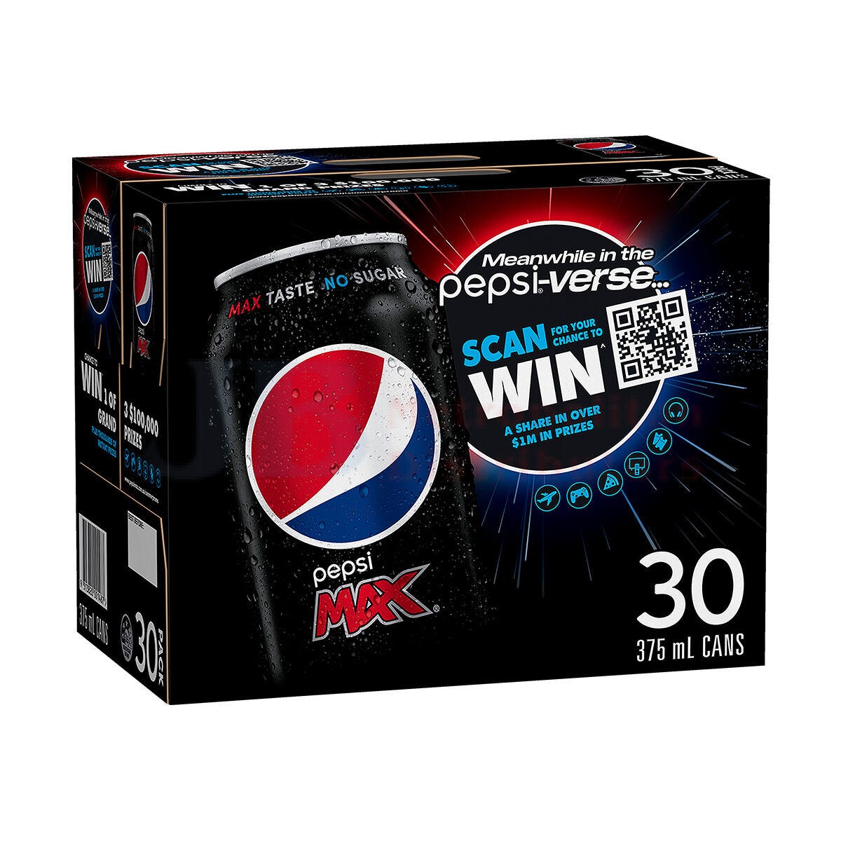 Pepsi Max 375ml (30 Pack)