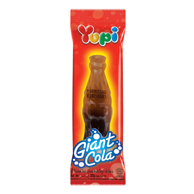 Yupi Giant Cola Bottle 32g (18 Pack)