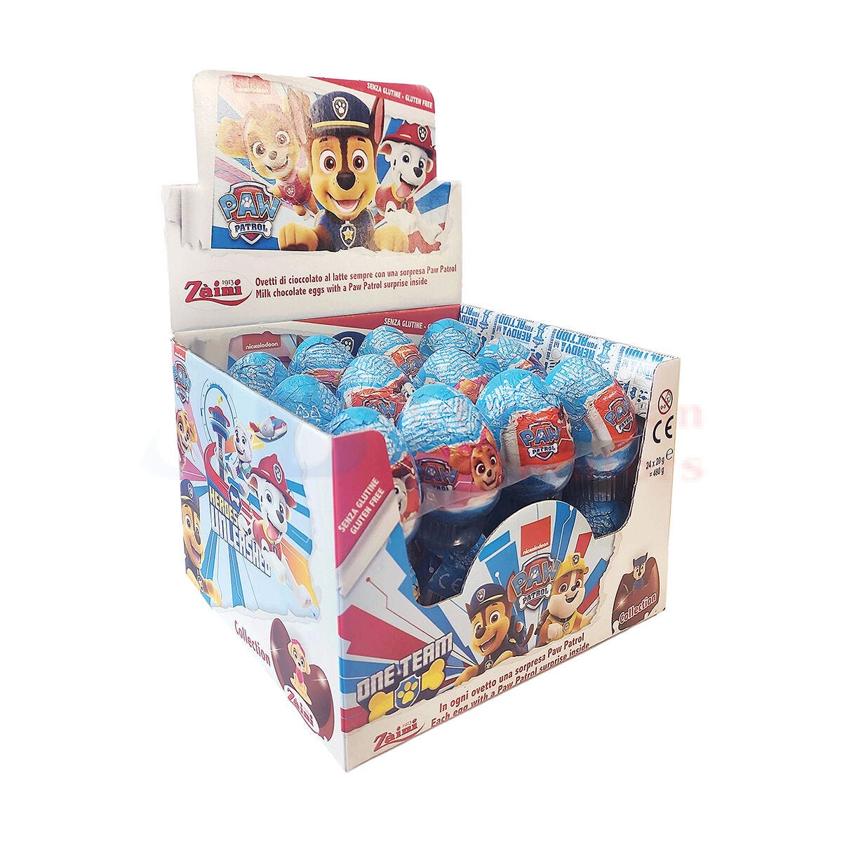 Paw Patrol Suprise Egg With Zappo Millions Strawberry 10g