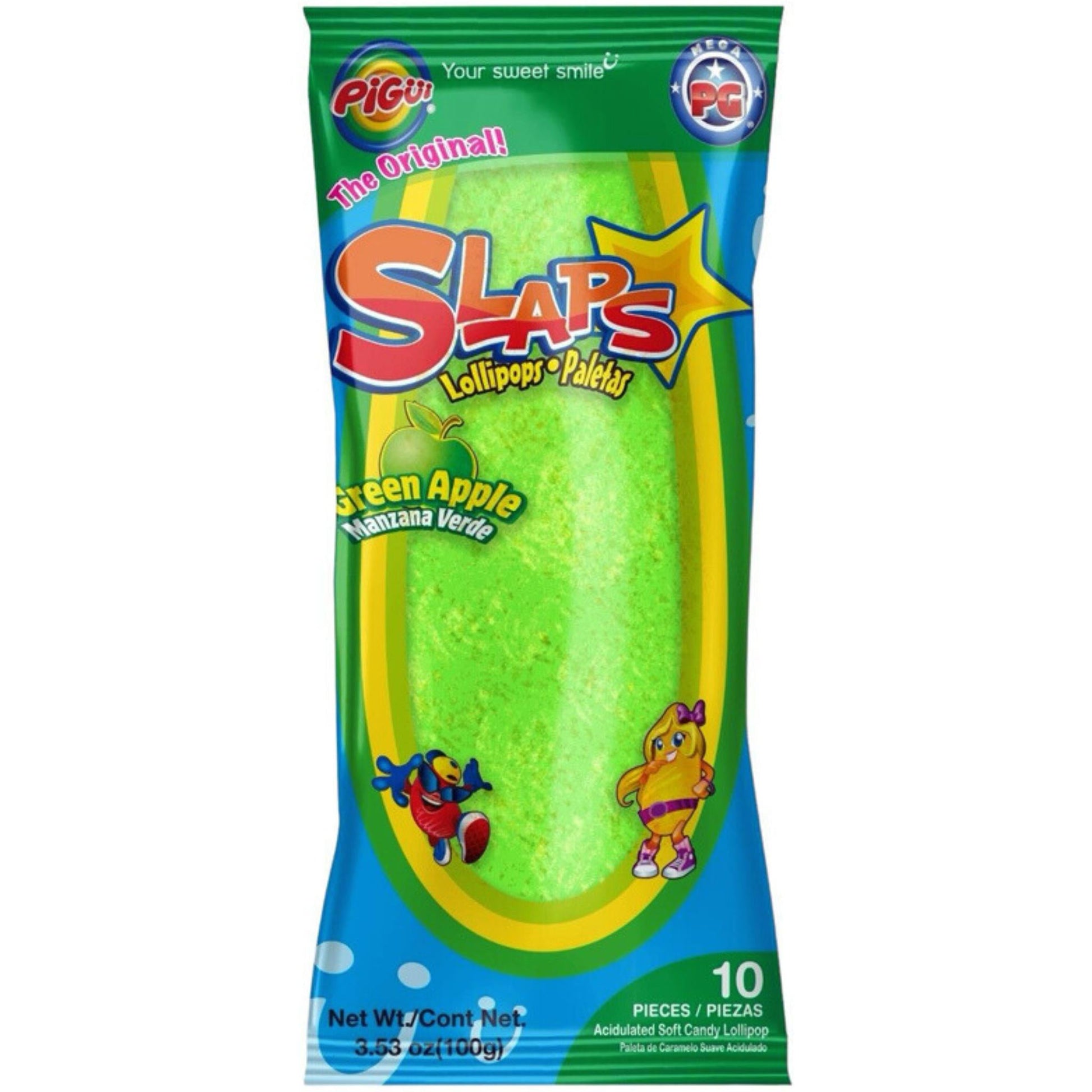 Mega Slaps Green Apple 100g