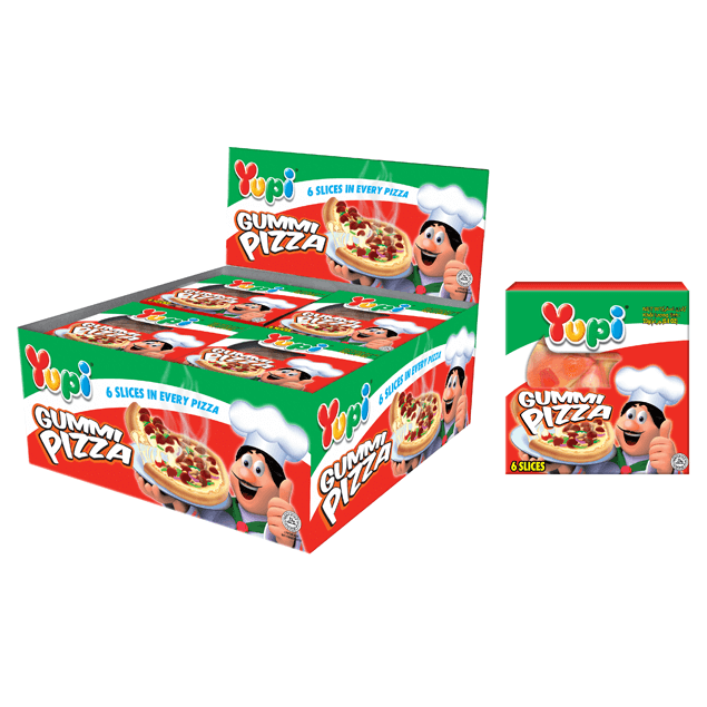 Yupi Gummy Pizza 23g (24 Pack)