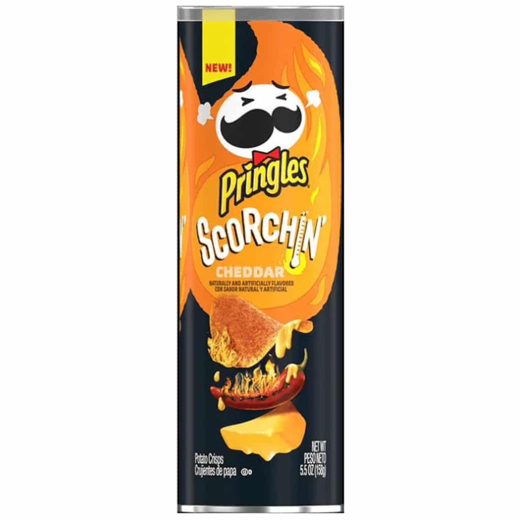 Pringle Scorchin Chedder 158g