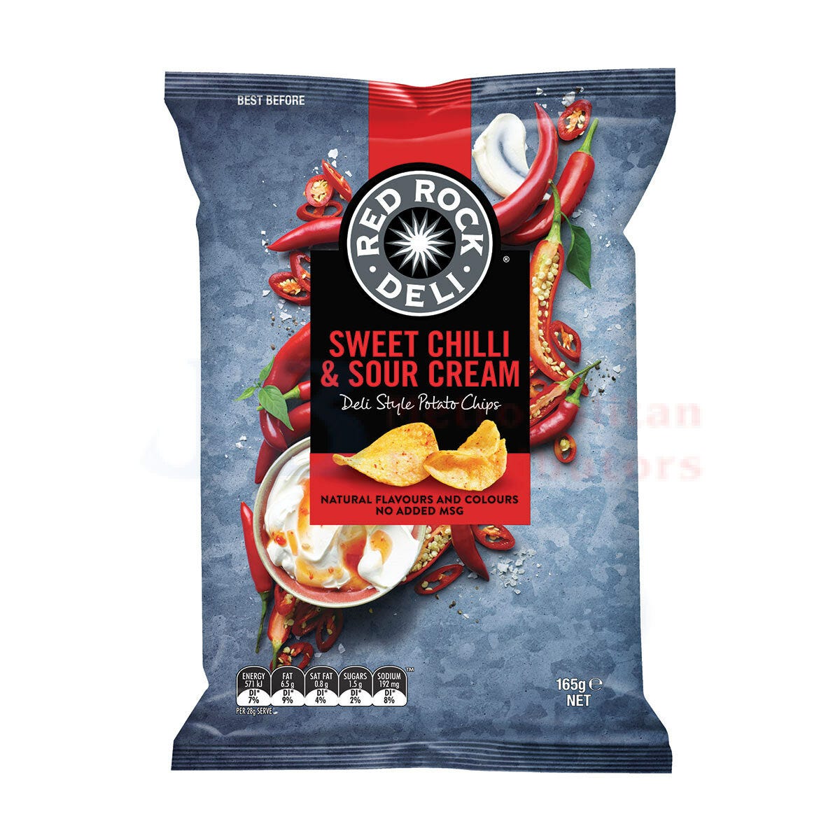 Red Rock Deli Sour Cream & Sweet Chilli 165g
