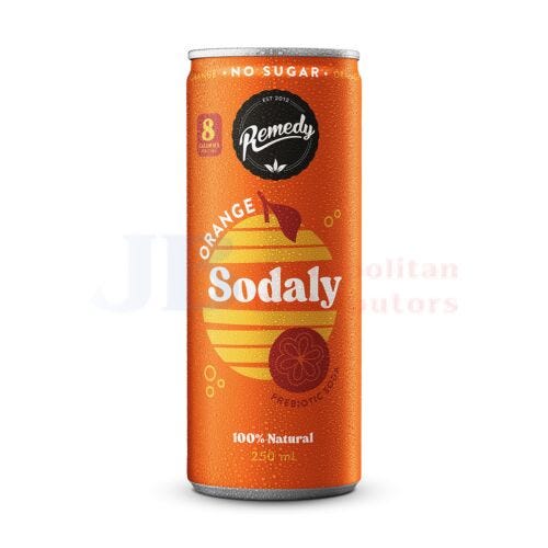 Remedy Sodaly Orange 250ml