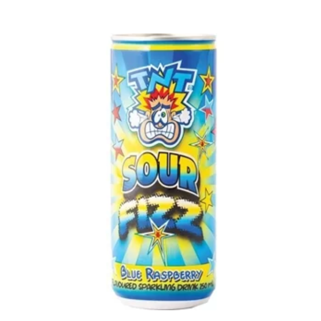Tnt Sour Fizz Blue Raspberry 250ml