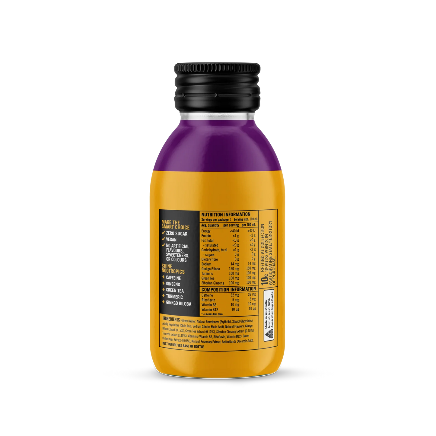 Shine+ Shot Mixed Berry 100ml