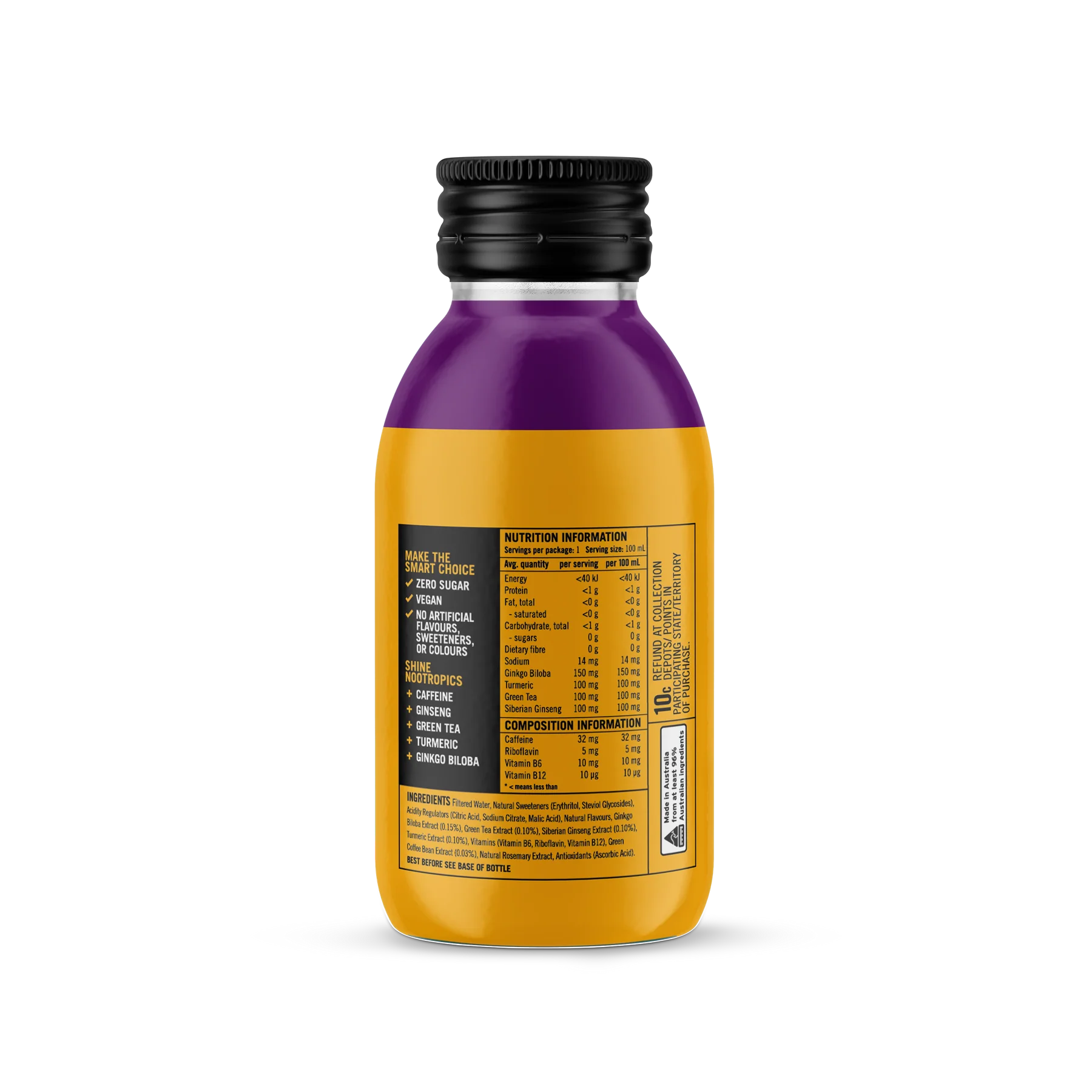 Shine+ Shot Mixed Berry 100ml