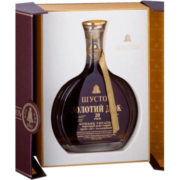 6 x Shustov 20 Yo Grand Duke Brandy 700Ml 40%