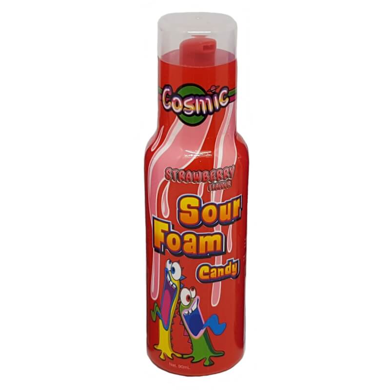 Cosmic Sour Foam Candy Strawberry 90Ml