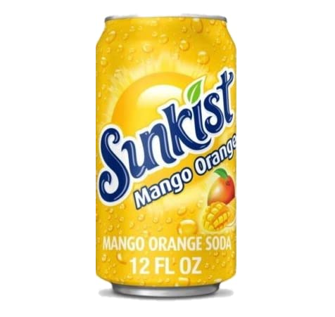 Us Sunkist Orange Mango 355ml
