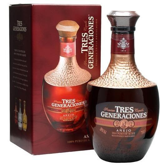 12 x Tres Generations Anejo 38% 750Ml