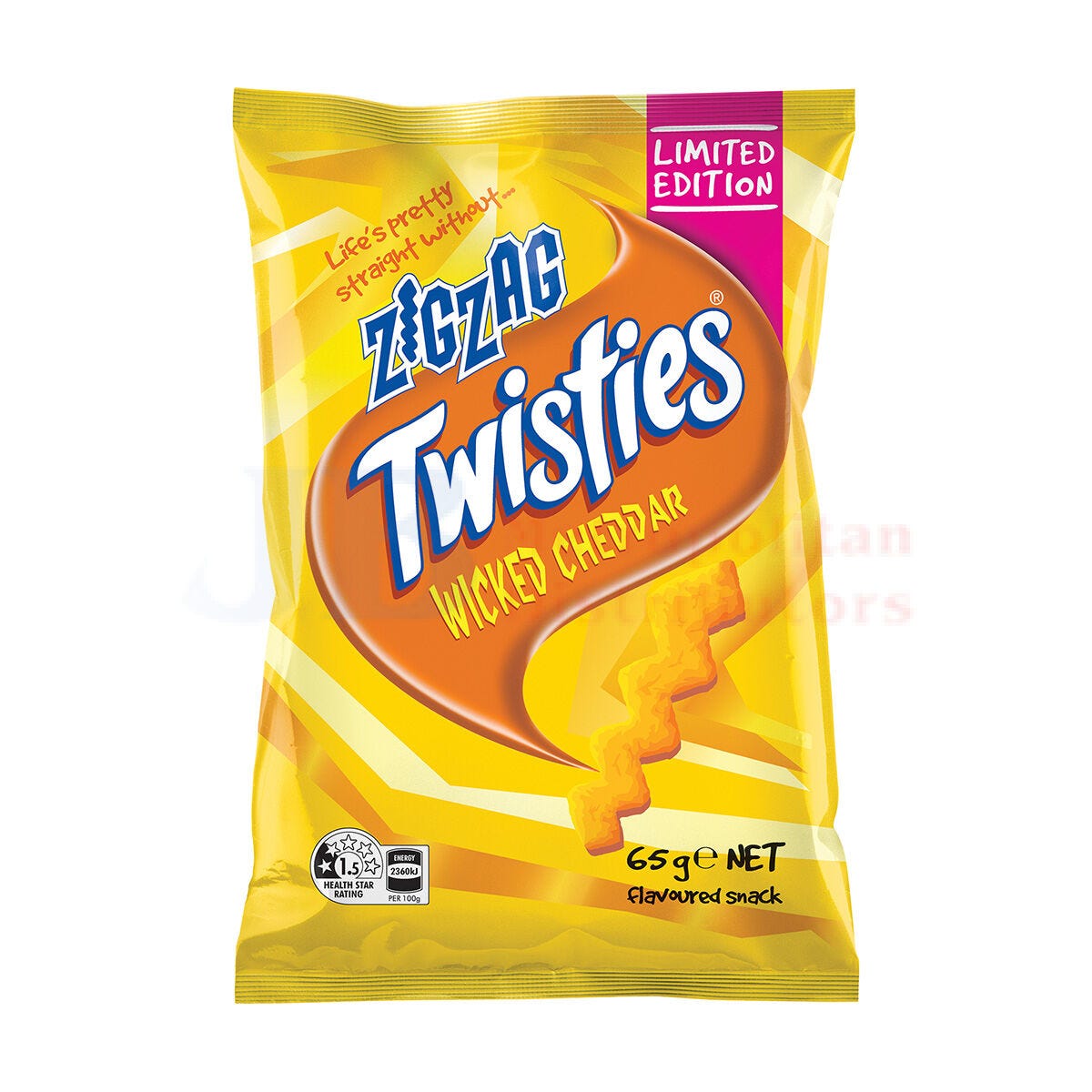 Twisties Zig Zag Wicked Cheddar 65g