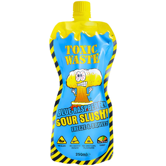 Toxic Waste Blue Raspberry Sour Slushy 250Ml