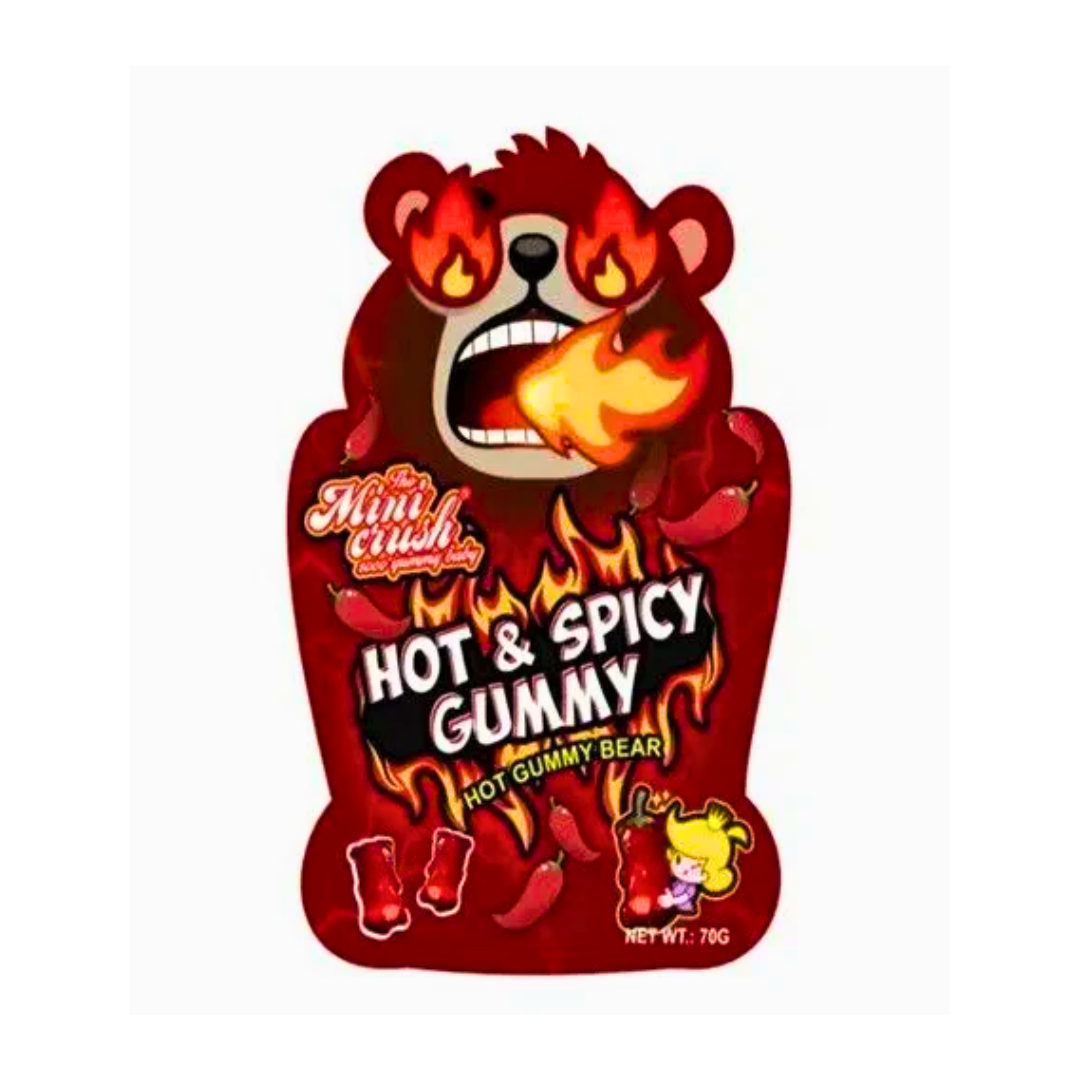 Hot N Spicy Gummy Bears 70g