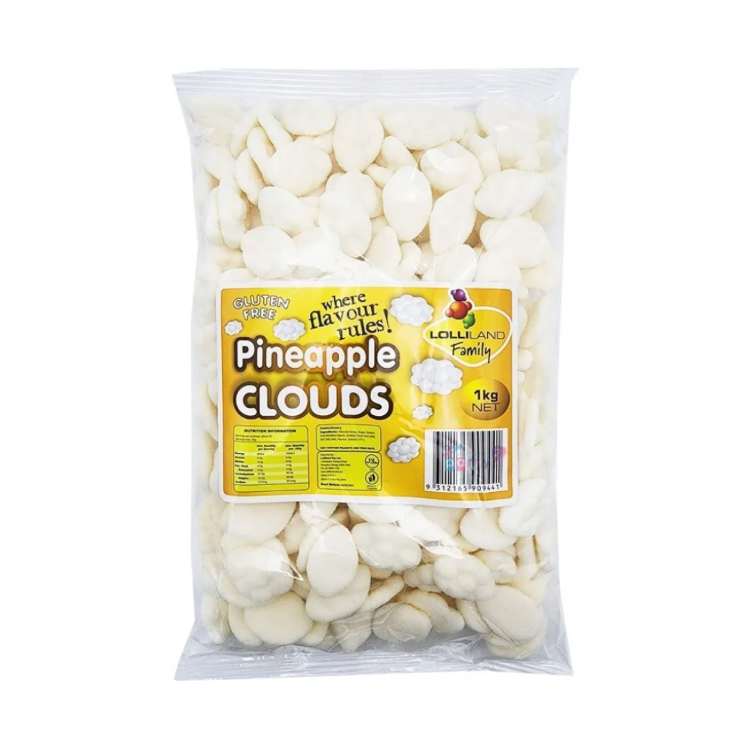 Pineapple Clouds White 1kg (250 Piece)