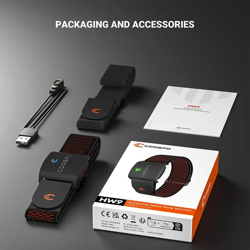 Armband Heart Rate Monitor Black