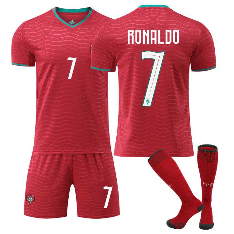 2026 FIFA World Cup Portugal Home Red Soccer Jersey #7 Ronaldo ，#8 Bruno Fernandes#10 Bernardo Silva#17 Rafael Leão Football Shirt Fan Edition Adult Sizes(Bernardo Silva + SizeXS)