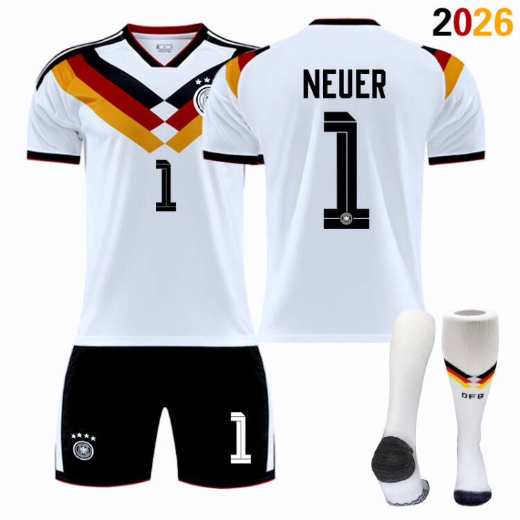 2026 FIFA World Cup Germany Home Football Jersey #Manuel Neuer #Joshua Kimmich, #Kai Havertz, #Toni Kroos, #Jamal Musiala, #Nick Woltemade, #Thomas Müller, #Florian Wirtz, #Leroy Sané Fan Version Football Jersey Children/Adult Sizes Breathable Fabric(Kai
