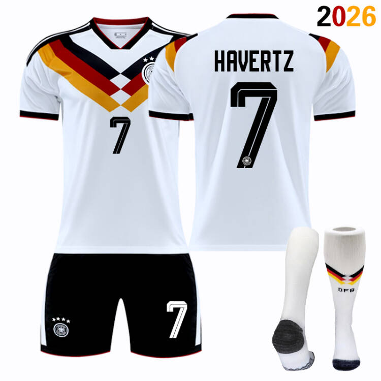 2026 FIFA World Cup Germany Home Football Jersey #Manuel Neuer #Joshua Kimmich, #Kai Havertz, #Toni Kroos, #Jamal Musiala, #Nick Woltemade, #Thomas Müller, #Florian Wirtz, #Leroy Sané Fan Version Football Jersey Children/Adult Sizes Breathable Fabric(Thom