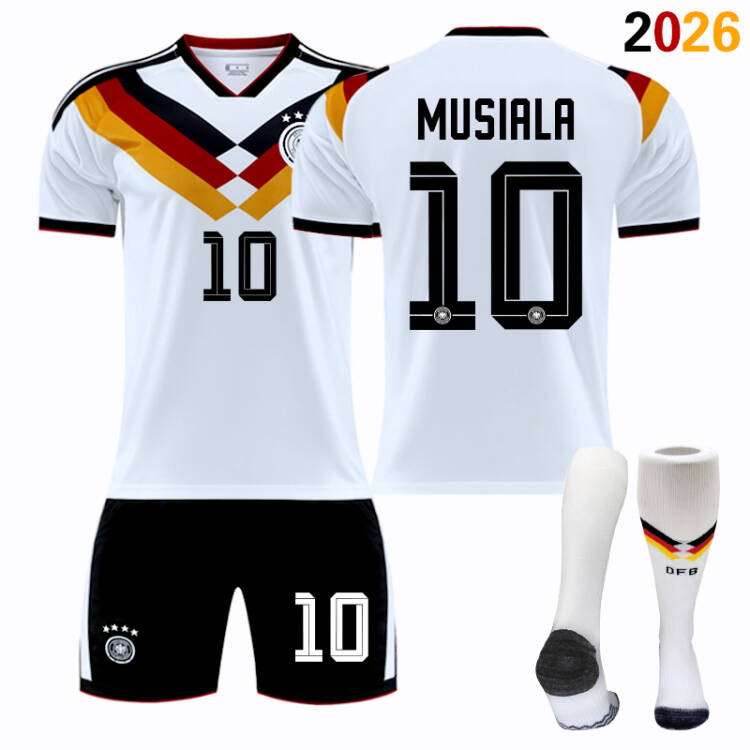 2026 FIFA World Cup Germany Home Football Jersey #Manuel Neuer #Joshua Kimmich, #Kai Havertz, #Toni Kroos, #Jamal Musiala, #Nick Woltemade, #Thomas Müller, #Florian Wirtz, #Leroy Sané Fan Version Football Jersey Children/Adult Sizes Breathable Fabric(Lero