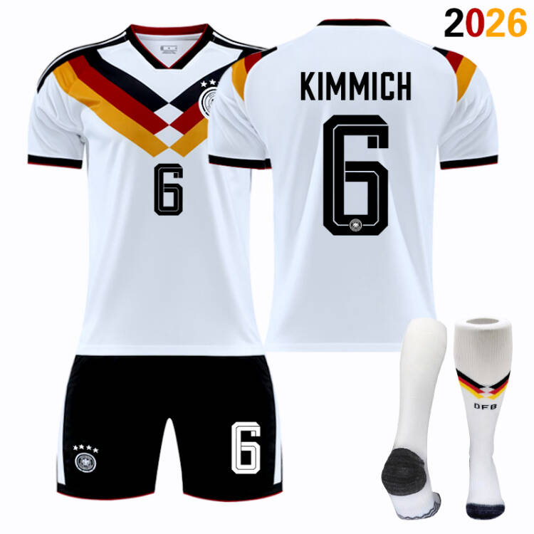 2026 FIFA World Cup Germany Home Football Jersey #Manuel Neuer #Joshua Kimmich, #Kai Havertz, #Toni Kroos, #Jamal Musiala, #Nick Woltemade, #Thomas Müller, #Florian Wirtz, #Leroy Sané Fan Version Football Jersey Children/Adult Sizes Breathable Fabric(Lero